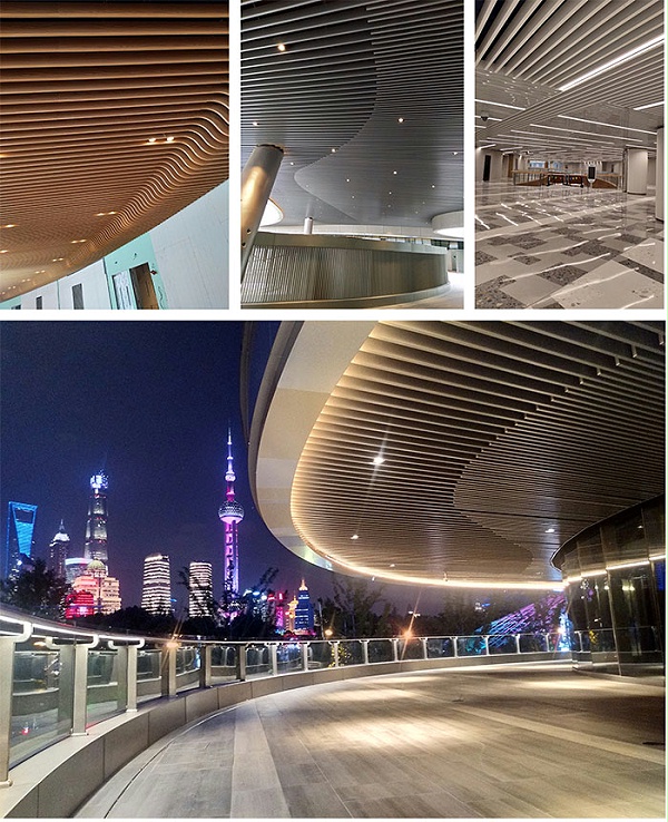 上海浦西白玉兰广场铝单板案例