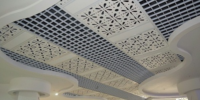 铝格栅装饰天花吊顶应用